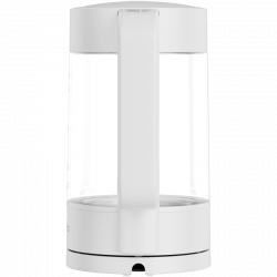 Cana electrica AENO AEK0005, 2200 W, 1,7 l, 40-100 °C, Baza rotativa la 360°, STRIX, Afisaj LED, Filtru, Alb