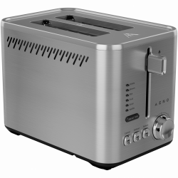 AENO ATS0003 kenyérpirító, 950 W, 6 kenyérfajta, 7 sütési fokozat, előmelegítés, kiolvasztás, LED, rozsdamentes acél