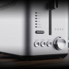 AENO ATS0003 Toaster, 950W, 6 bread types, 7 browning levels, Reheat, Defrost, LED, Stainless Steel