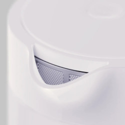 Cana electrica AENO AEK0005, 2200 W, 1,7 l, 40-100 °C, Baza rotativa la 360°, STRIX, Afisaj LED, Filtru, Alb