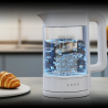 Електрическа кана за вода AENO AEK0005, 2200W, 1.7 л, 40-100°C, 360° основа, STRIX, LED дисплей, Филтър, Бял
