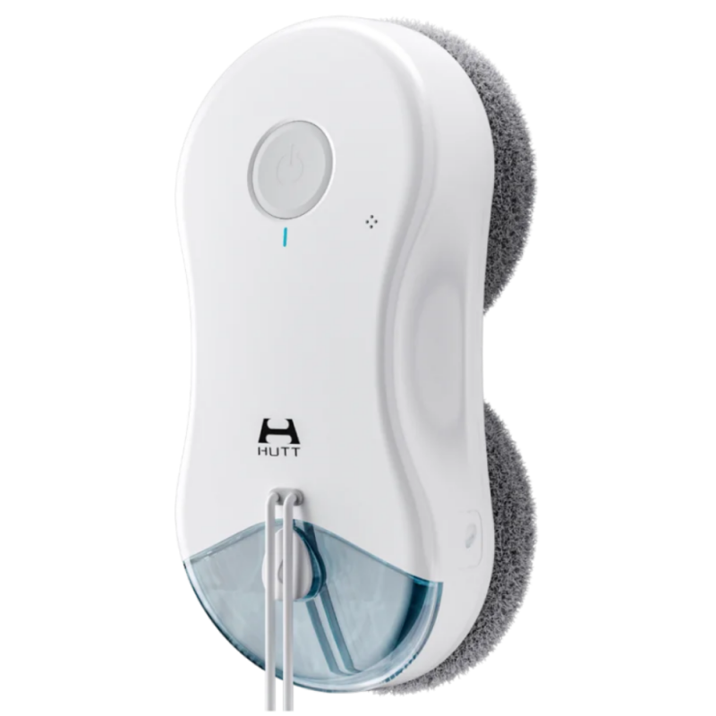 Робот за миене на прозорци HUTT DDC55 Pro, 5400 Pa, 150 м2, AI сензори, Интелигентен алгоритъм, Бял