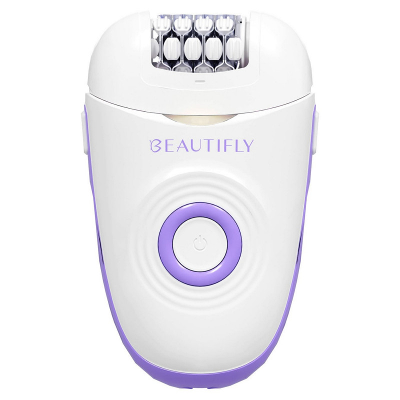 Beautifly Compact Silk Epil 3-in-1 Epilator, 60 min, 2 speeds, Wet/Dry, USB-C, White/Purple