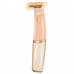 Aparat electric de ras pentru corp Beautifly Silky Skin Epil, 180 min, Lama de 18K, Pe piele uscata/umeda, Roz/Auriu