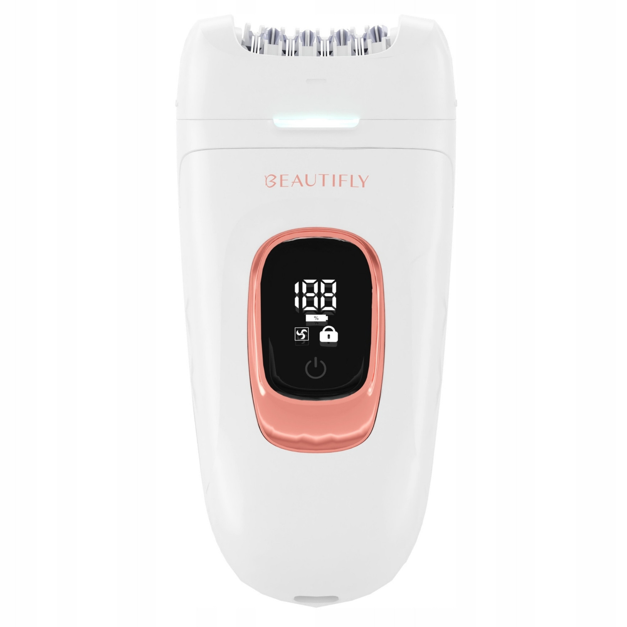 Депилатор 3в1 MultiSmooth Epil, 60 мин, 2 скорости, Мокро/сухо, LCD дисплей, USB-C/A, Бял/златист