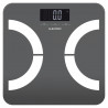 Cantar corporal analizor Albatros Body Planner, Pana la 180 kg, BIA, LED, kg/lb/st, Gri