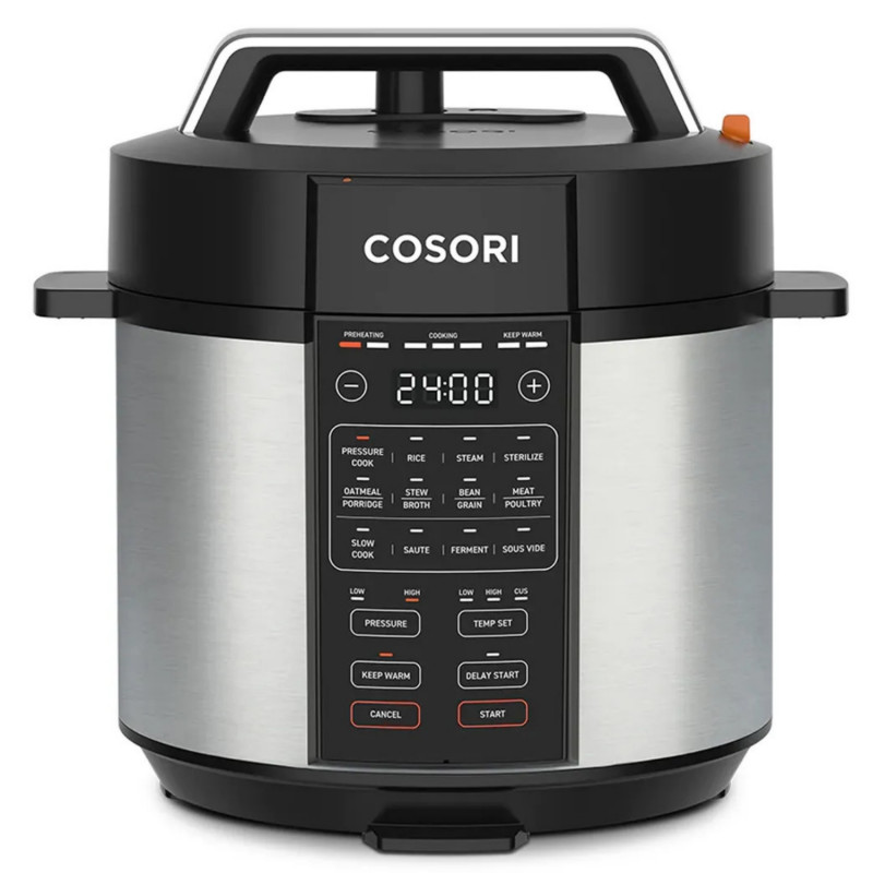 Cosori CMC-CO601-SEU Pressure Cooker, 1100 W, 5.7 L, 80 kPa, 9 Programs, Timer, Black