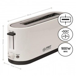 Τοστιέρα First Austria FA-5368-4, 900 W, Λειτουργία απόψυξης, 38 εκ., Λευκό