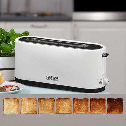 First Austria FA-5368-4 Toaster, 900W, Defrost, 38 cm, White