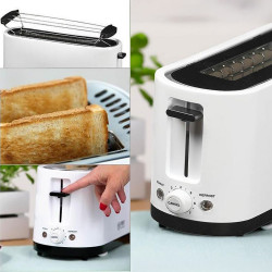 Prajitor de paine First Austria FA-5368-4, 900 W, Functie de decongelare, 38 cm, Alb