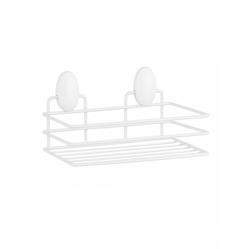 Etavera pentru baie Metalife DB-718, 24 x 11 x 9 cm, 1 nivel, Alb