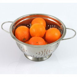 Kinghoff KH 1238 Colander with Handles, 28 cm, Stainless Steel