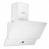 Kumtel DA6-830-A0A Range Hood, 650 m³/h, 60 cm, 3 speeds, Mechanical controls, Glass panel, LED lighting, White