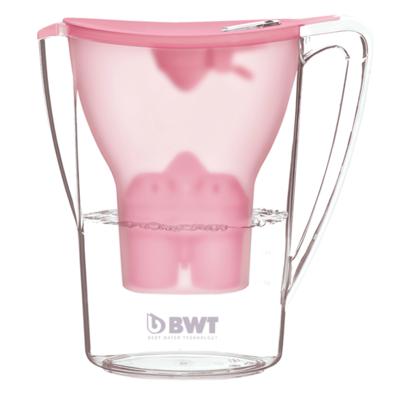 Cana filtrare apa Nitec BWT B706 PENGUIN, 2,7 l, Indicator electronic, Roz