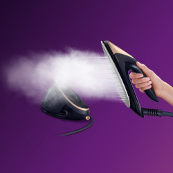 Ατμογεννήτρια Philips PerfectCare 9000 PSG9050/20, 3100 W, 1,8 λίτρα, 9 bar, 190 g/λεπτό, 750 g ατμοκρούση, AI + κάμερα, SteamGlide Elite, Μαύρο