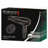 Πιστολάκι Μαλλιών Remington Power Dry Ionic D3198, 2200 W, 2 ταχύτητες, 3 θερμοκρασίες, ιονισμός, Μαύρο
