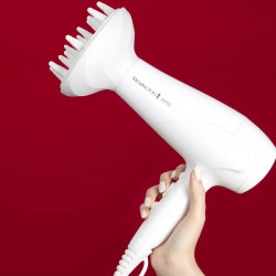 Remington Power Dry Ionic D3199 hajszárító, 2200 W, 2 sebességfokozat, 3 hőfok, ionizálás, fehér