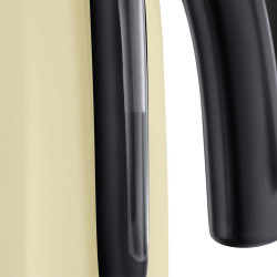 Ηλεκτρικός βραστήρας Russell Hobbs Colours Plus Classic Cream 20415‑70, 2400 W, 1,7 λίτρα, Γρήγορο βράσιμο, Κρυφή αντίσταση, Βάση 360°, Ένδειξη, Κρεμ
