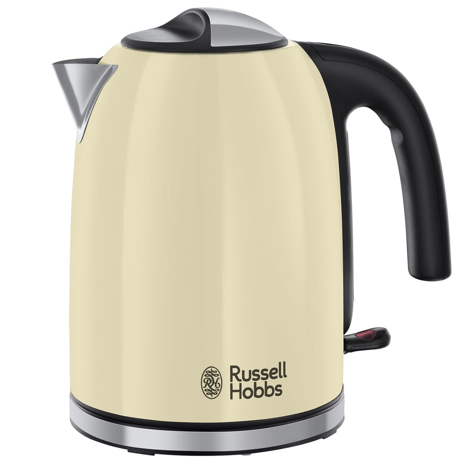 Cana electrica Russell Hobbs Colours Plus Classic Cream 20415-70, 2400 W, 1,7 l, Fierbere rapida, Element de incalzire ascuns, Baza rotativa la 360°, 