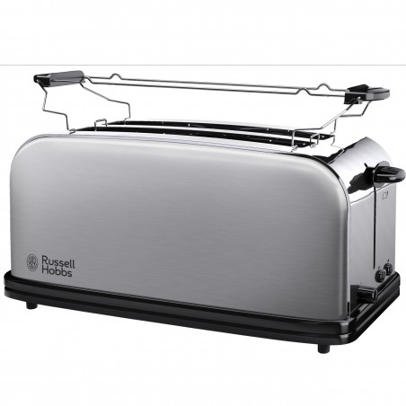 Тостер Russell Hobbs Adventure Oxford 21396-56, 1200W, 2 филии, 1 отвор, 6 нива на изпичане, Тава за трохи, Инокс