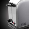 Russell Hobbs Adventure Oxford 21396-56 Toaster, 1200W, 2-slice, 1 slot, 6 browning settings, Crumb tray, Stainless steel