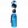 Φιάλη νερού με φίλτρο Aquaphor City 160026, 350 ml, Tritan, Ενεργός άνθρακας, Aqualen, Κάλυμμα με κλείδωμα, Μπλε