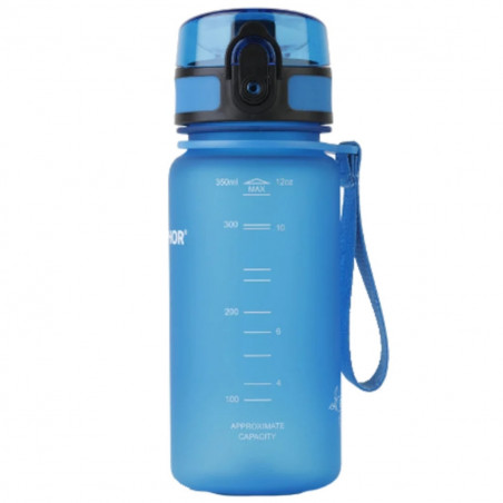 Φιάλη νερού με φίλτρο Aquaphor City 160026, 350 ml, Tritan, Ενεργός άνθρακας, Aqualen, Κάλυμμα με κλείδωμα, Μπλε