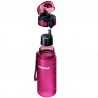 Aquaphor City 160024 Water Filter Bottle, 350 ml, Tritan, Activated Carbon, Aqualen, Locking Lid, Pink