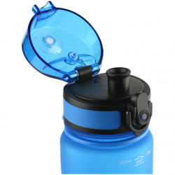 Aquaphor City 160010 Water Filter Bottle, 500 ml, Tritan, Activated Carbon, Aqualen, Locking Lid, Blue