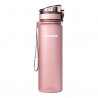 Aquaphor City 160041 Water Filter Bottle, 500 ml, Tritan, Activated Carbon, Aqualen, Locking Lid, Powder Pink
