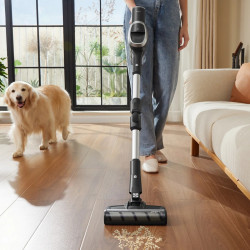 Jimmy JV9 Pro Aqua 2-in-1 Upright Vacuum Cleaner, 500W, 21 kPa, 65 min, 500 ml, 4 modes, Dual-Cyclonic, LED, Wet/Dry, Gray/Black