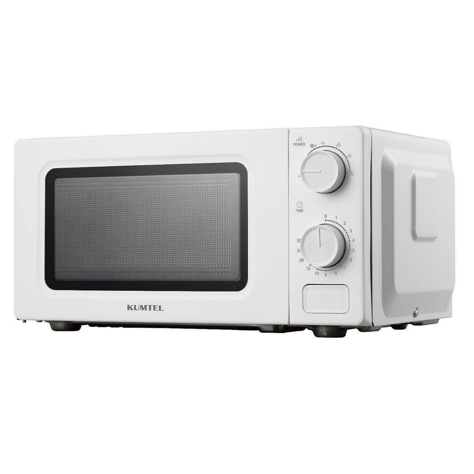 Cuptor cu microunde Kumtel HM-19, 600 W, 17 l, 6 trepte, Timer, Functie de decongelare, Alb