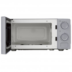 Cuptor cu microunde Kumtel HM-21, 600 W, 17 l, 6 trepte, Timer, Functie de decongelare, Gri