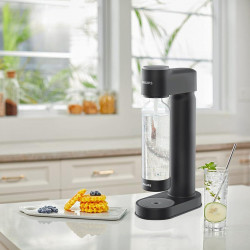 Aparat de carbonatare apa / sifon Philips GoZero ADD4901BK/10, 1 l, Reglare nivel de carbonatare, Supapa de siguranta, Negru