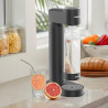 Philips GoZero ADD4901BK/10 Handheld Soda Maker, 1 L, Carbonation Control, Safety Valve, Black