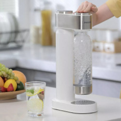 Philips GoZero ADD4902WH/10 szénsavas víz készítő, 1 l, szénsavasítás szabályozása, biztonsági szelep, kézi működtetés, acél ház, matt fehér