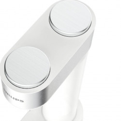 Philips GoZero ADD4902WH/10 szénsavas víz készítő, 1 l, szénsavasítás szabályozása, biztonsági szelep, kézi működtetés, acél ház, matt fehér