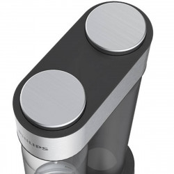 Aparat de carbonatare apa Philips GoZero ADD4902BK/10, 1 l, Reglare nivel de carbonatare, Supapa de siguranta, Carcasa din otel, Negru