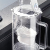 Aquaphor Glass 120021 vízszűrő kancsó, 2,5 l, üveg, számláló, magnézium-szűrő, fehér