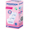 Set of 3 Aquaphor MAXFOR+ Mg 220006 Water Filters, 200 L, White