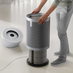 Dyson Purifier Big+Quiet Formaldehyde BP02 Air Purifier 304511-01 Wht/Slv, 50W, 100 m², 90 l/s, 10 speeds, 2 airflow modes, LCD display, Quiet operation, White/Silver