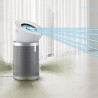 Καθαριστής αέρα Dyson Purifier Big+Quiet Formaldehyde BP02 304511-01 Λευκό/Ασημί, 50 W, 100 m², 90 l/s, 10 ταχύτητες, 2 ρεύματα αέρα, οθόνη LCD, αθόρυβη λειτουργία, Λευκό/Ασημί