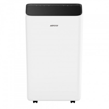 Ayco MAHC3428 Portable Air Conditioner, 12,000 BTU, Energy Efficiency Class A, Up to 24 m², 450 m³, 64 dB, Touch Control, White