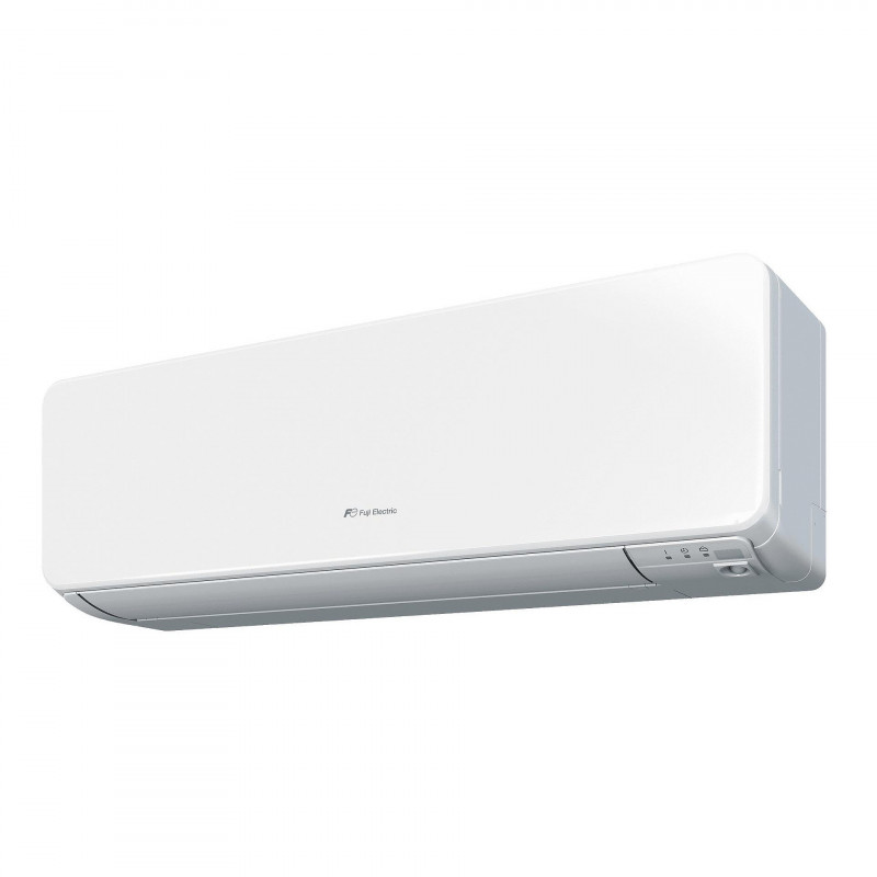 Fuji Electric KG RSG-12KGTE / ROG-12KGCA hiperinverteres légkondicionáló, 12 000 BTU, 28 m², A+++, csendes működés, mozgásérzékelő, hibrid hőcserélő, fehér