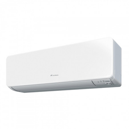 Fuji Electric KG RSG-12KGTE / ROG-12KGCA hiperinverteres légkondicionáló, 12 000 BTU, 28 m², A+++, csendes működés, mozgásérzékelő, hibrid hőcserélő, fehér