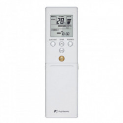 Fuji Electric KG RSG-12KGTE / ROG-12KGCA hiperinverteres légkondicionáló, 12 000 BTU, 28 m², A+++, csendes működés, mozgásérzékelő, hibrid hőcserélő, fehér