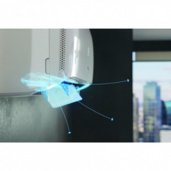 Aparat de aer condiționat Whirlpool SPICR309WF, 9000 BTU, 25 m², A++, Wi-Fi, 6TH SENSE, HEPA, alb