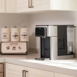 Dozator filtrare, incalzire si racire a apei Philips ADD5980S/10, 2200 W, 0,6 bar, 2,8 l, Micro X-Clean, 5-30 °C, Fara BPA, Inox/Negru