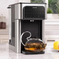 Philips ADD5980S/10 Water Filter and Heater, 2200W, 0.6 bar, 2.8 L, Micro X-Clean, 5–30°C, BPA-free, Stainless Steel/Black