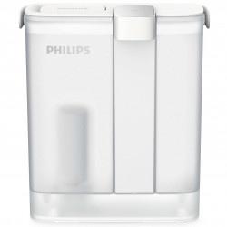 Philips AWP2980WH/58 Instant Water Filter Jug, 6W, 3 L, 1 L/min, 2–38°C, 30-day supply, White